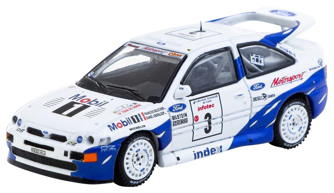 Speedmaster Japan TARMACWORKS 1/64 Ford Escort RS Cosworth Tour de Corse - Rallye de France 1993 Winner Francois Delecour/Daniel Gratal