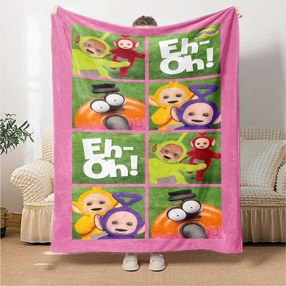 Teletubbies Hug Cozy Blanket Comfortable Ure Suitable Picnics All-Season Use Versatile Accessory Birthday Christmas Gift Blanket Y6