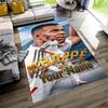 Mbappé Personalized Text Carpet Suitable for Entryway Balcony Bedrooms Hallway Antislip Carpet Decorate Offices Perfect Birthday/Christmas Gift Idea
