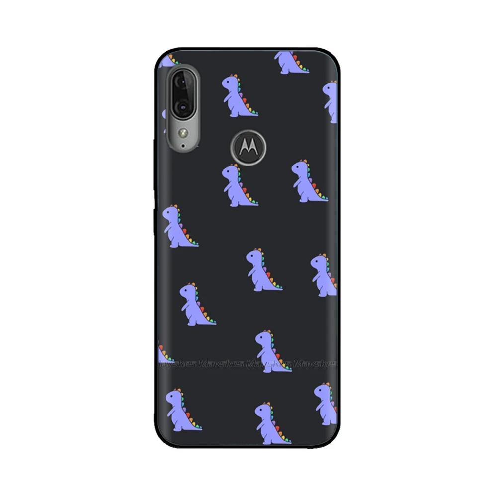 For Moto E6 Plus Case Soft Black Silicone Phone Back Cover For Motorola Moto E6 Play E6s 2020 MotoE6 Plus Case Cover Coque Funda
