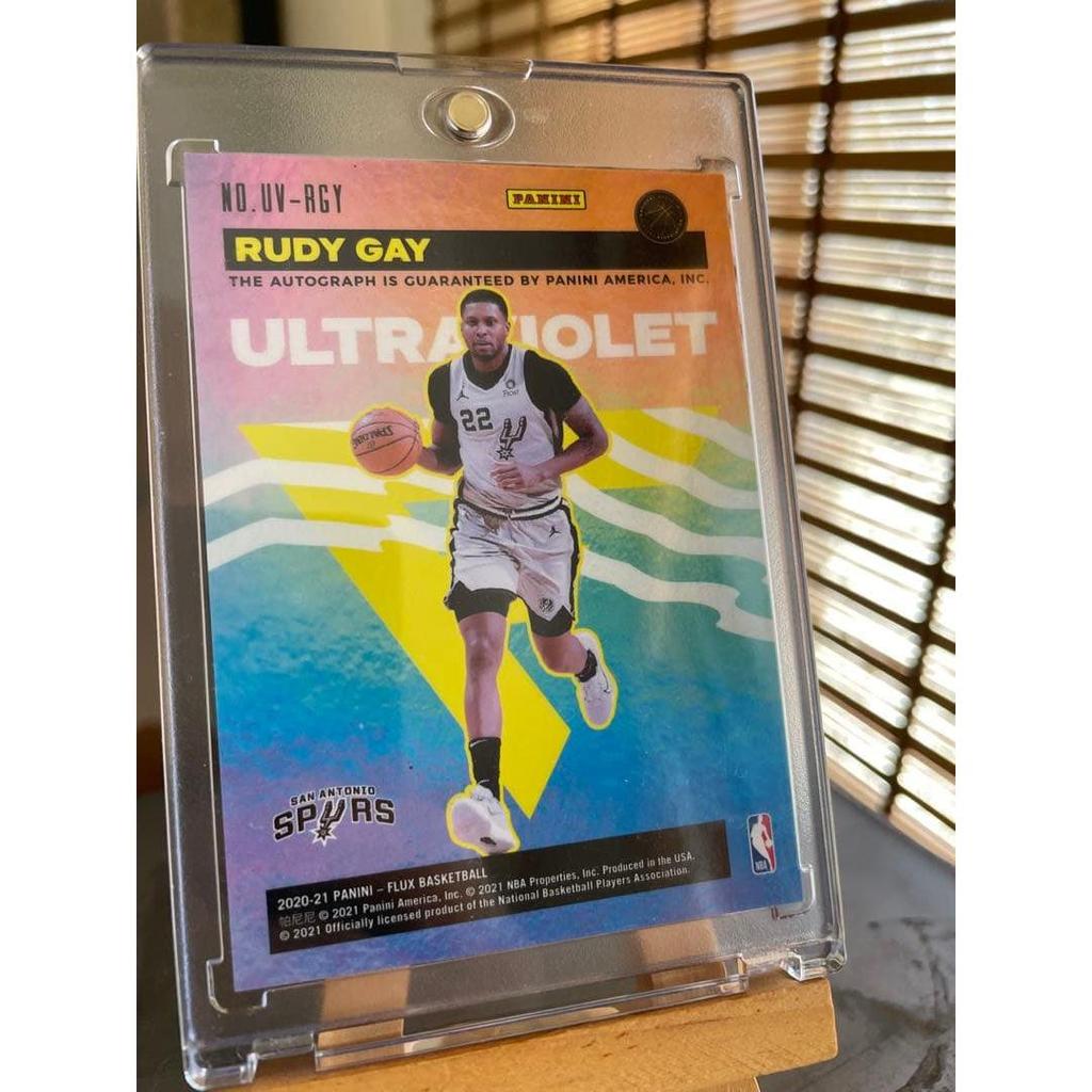 Used Rudy Gay 2020-21 Panini Flux AUTO