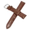 Watch Band PU Leather Alloy Pin Buckle Sweatproof Soft Breathable Replacement WatchbandBrown
