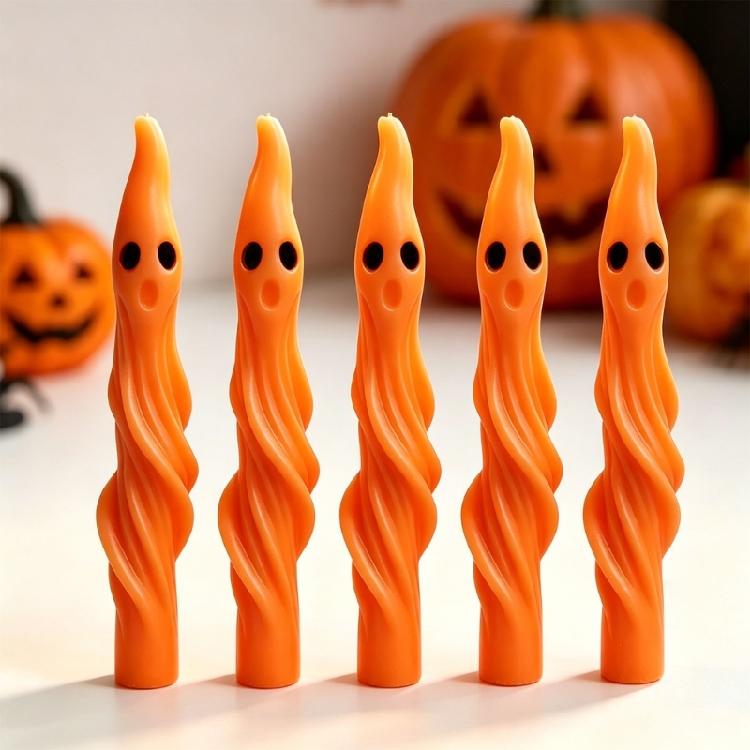 Multipurpose Halloween Spectures Candle Mould For Festival Home Decoration