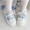 Women's Cute Canvas Shoes  Spring Autumn New Lace Comfort Platform Casual Shoes Outdoor Non Slip Height Increase Board Shoes