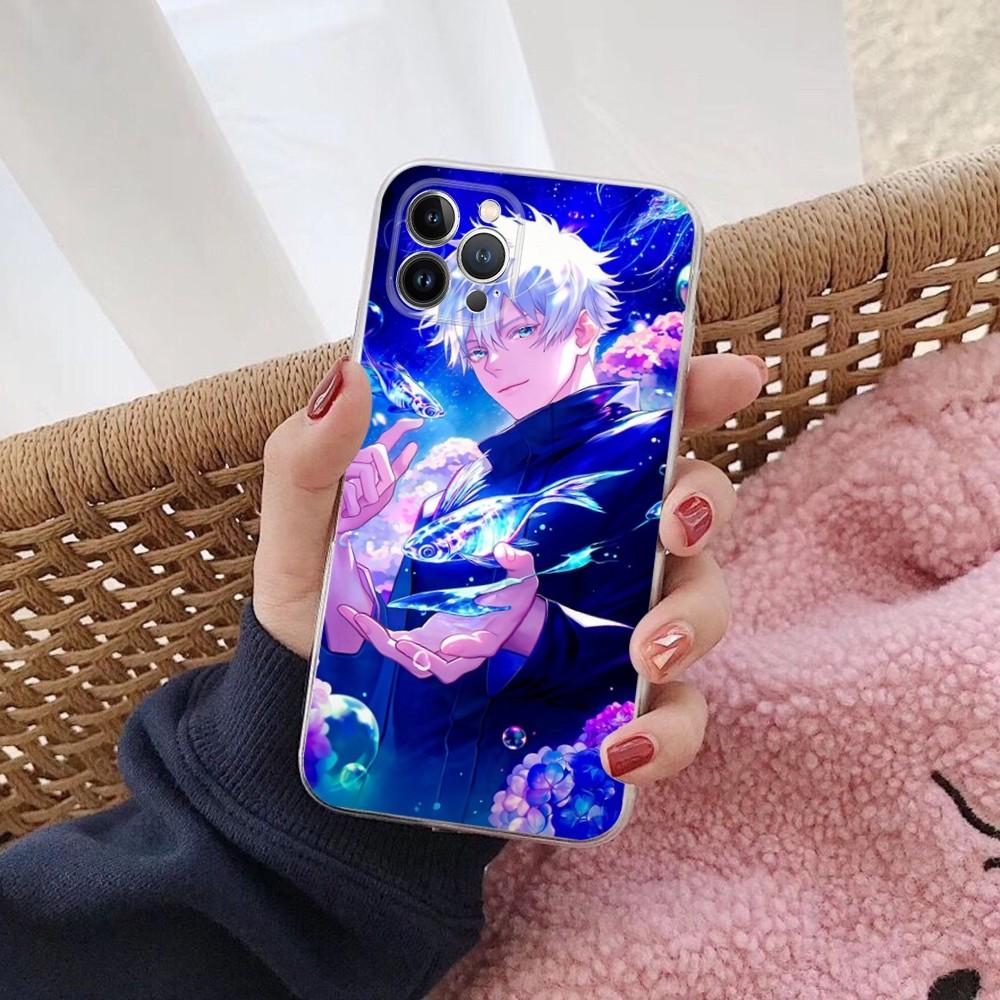 J-Jujutsu K-Kaisen G-Gojo Anime Phone Case For IPhone 16 15 14 11 12 13 Mini Pro XS Max Cover 6 7 8 Plus X Funda Shell