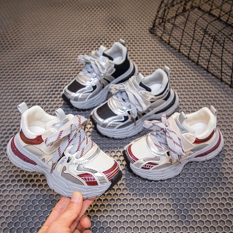 Children's sneakers 2025 spring and autumn new boys' running shoes girls' dad shoes Korean version trendy shoes comfortable sneakers