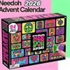 Nuovo Needoh Natale 24 Giorni Spremi Musica Scatola Cieca Giocattolo Decompressione Decompressione Rimbalzo Lento Sacchetto Cieco Calendario