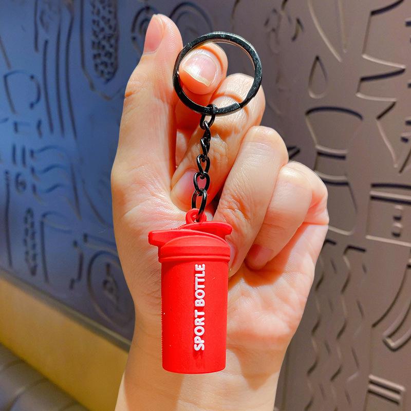 High-Grade Mini Fitness Equipment Keychain Charms & Ornaments