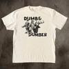 Maglietta Vintage Dumb and Dumber, T-shirt Grafica Film Comico Retrò Anni '90, Maglietta Jim Carrey Jeff Daniels, Maglietta Film Classico, Regalo per Amante del Cinema