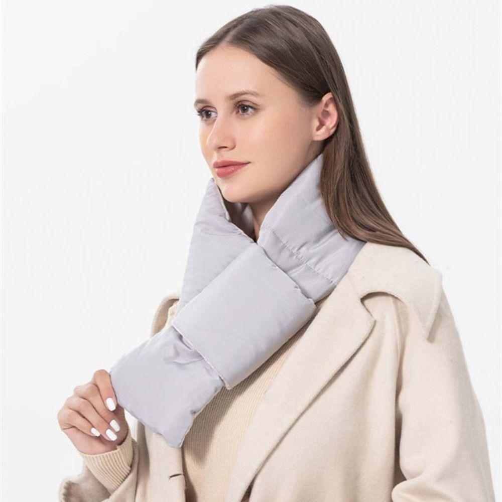 Apparel Accessories Down Neck Scarf Warm Wrap Autumn Winter Shawl Scarf Korean Style Scarf  Thick