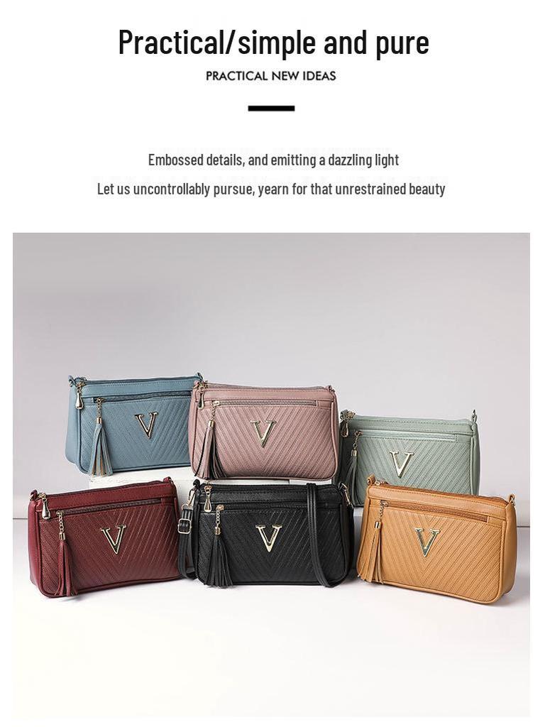 Women's Large Capacity Fashion Crossbody Shoulder Bag - Versatile and Popular for Summer