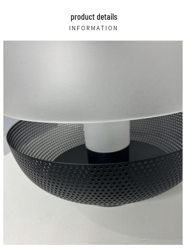 Creative Nordic Post-Modern Metal & Glass Table Lamp for Living Room & Bedroom Decor