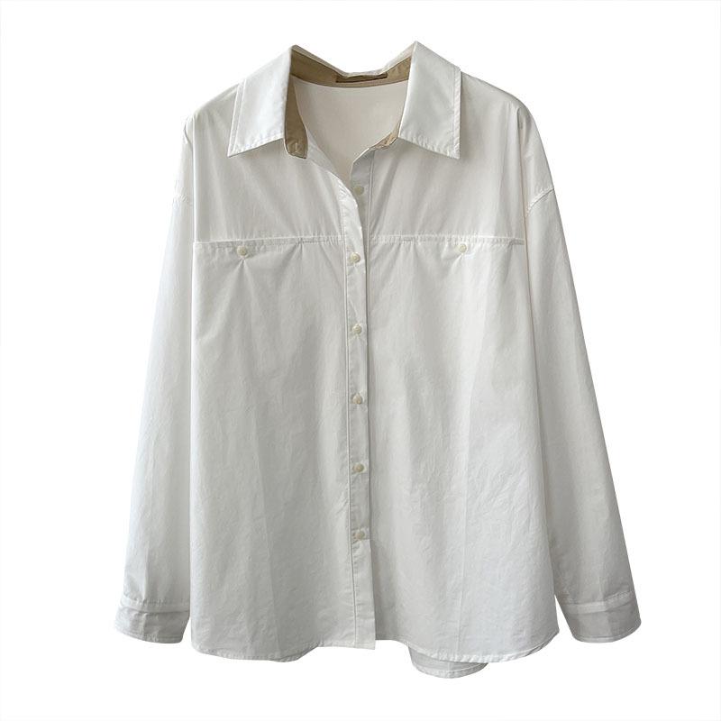 Orange Zichun Women's High-End Long Sleeve Shirt Jacket - Spring Collection