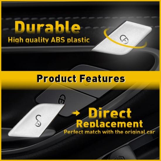 For Mercedes Benz W205 W213 W222 CLS C218 GLC X253 EQC400 Door Lock Switch Cover