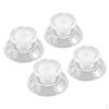 4er-Pack Acryl-Gitarren-Reglerknöpfe für Style Musikinstrumenten-Teile