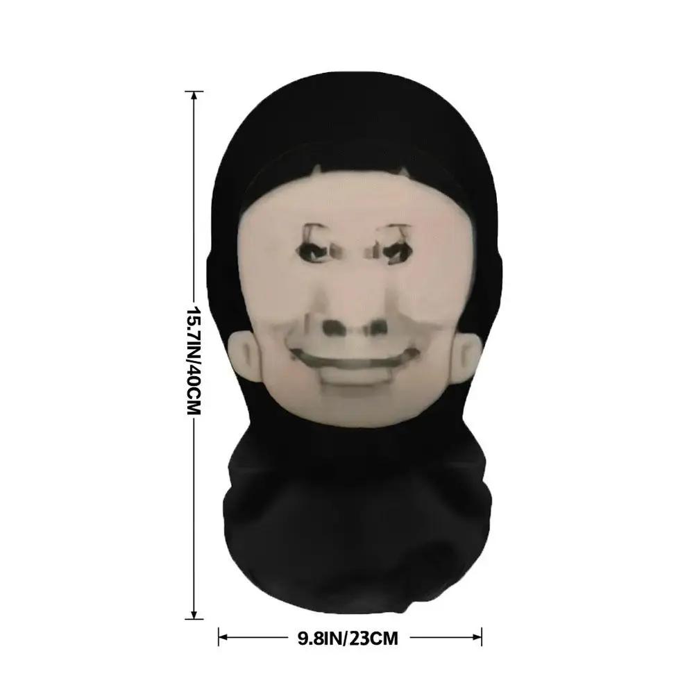 3D Funny Full Face Mask Expression Pack Mask Funny Headgear Mesh Mask Headgear Elastic Mesh Full Face