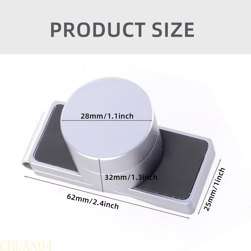 A1A2 Magnetic Snooker Belt Clip Chalks Holder Billiard Cue Chalks Box with Fixed Clip Pool Snooker Sports Accessories Enduring