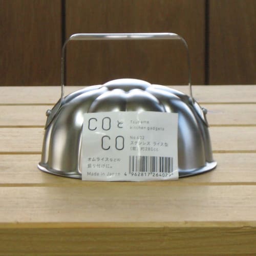 Shimotori Corporation Rice Mold, Chrysanthemum Design, 280cc, Stainless Steel, Made in Japan, 402