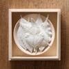 HAKO Leaf Incense, 6 Pieces with Tray, Boxed, 1702, Kunjudo, Made In Japan, Paper Incense, Washi