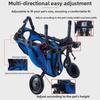 Paralyzed Dog Rehabilitation Mobility Scooter Adjustable Pet Disability Cart Mobility Assistance Wheelchair for Injured Elderly Dogs Hind Leg Support