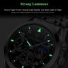 POEDAGAR Men Watches Stainless Steel Top Luxury Fashion Business Wristwatch Waterproof Luminous Quartz Watches