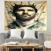 Football Player Print Tapestry, Lightweight Wall Hanging, for Bedroom, Dorm, Living Room, Home Art Decor - Birthday Christmas Gift for Friends
