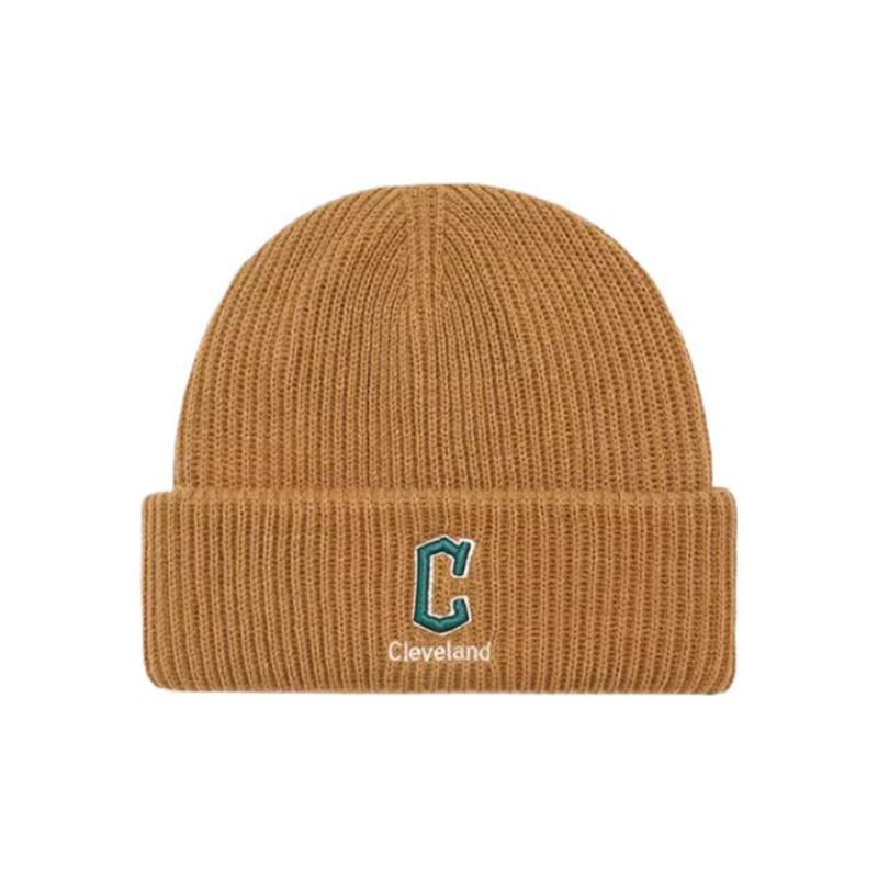 MLB Акриловые шапки-бини Унисекс Коричневые Модные 3ABNM1136 OS