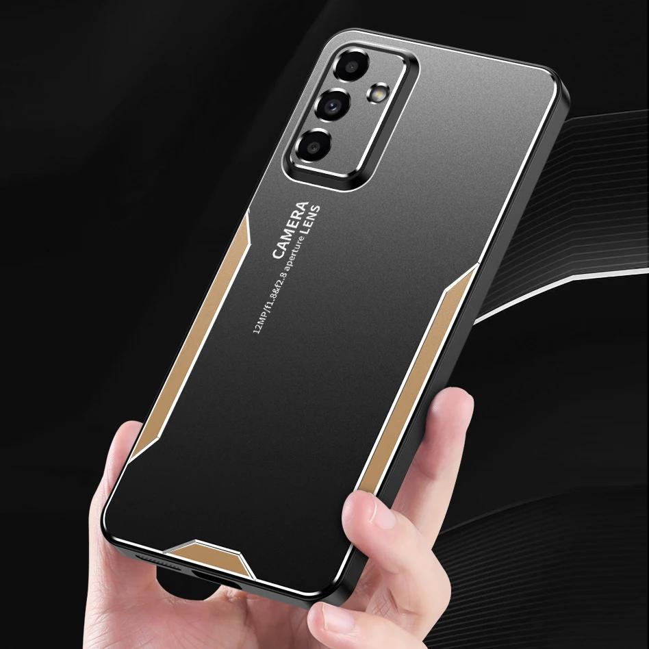 

Металевий матовий корпус зі сплаву алюмінію для Samsung A57 A37 A07 A17 A27 A56/36/26/16/06/55/35/25/15/05 Чохол для телефону з відчуттям холодної шкіри For A05S 4G