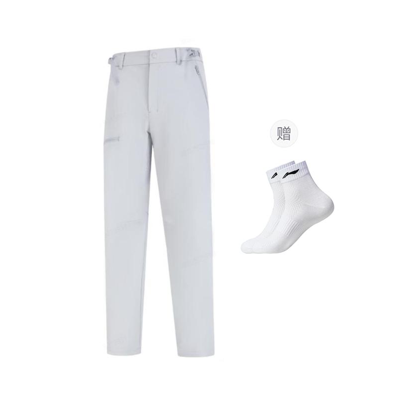 Li Ning Sports Pants Men's Mist Gray AYKU783-2