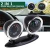 Auto Ornament Car Compass Dashboard Guide Ball Car Thermometer Vehicle Compass  Car Decoration