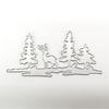 Elk Deer Forest Metal Cutting Die for DIY Christmas Card Making Party Decoration