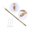 Detachable Metal Ventilating Needle For Lace Wig Making 1pc Brass Holder And 4 Sizes Repair Needles Hair Extention Tools