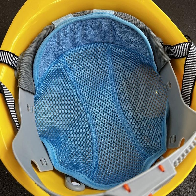 1 Piece Safety Cap Cooling Pad Sweat-Absorbing Ventilation Head Protection Adult Helmet Insert Liner Breathable Mesh Sweat Band