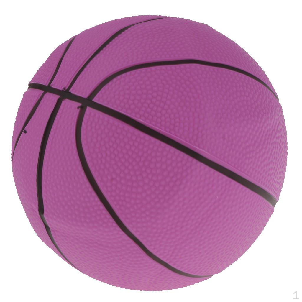 8 . Mini Baloncesto de 5'' Juguete Deportivo para Niños al Aire Libre Regalo de Cumpleaños, Plástico PVC