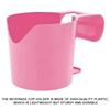 Pool Cup Holder No Punching Pool Storage Rack Reusable Holder for Drinks (Pink)
