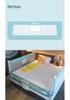 Universal Baby Bedside Safety Rail - Adjustable Bed Bumper & Anti-Fall Guardrails