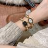 Original Pearl Strap Women's Watch Oval Quartz Wristwatch For Daily Wear Holiday Watches For Woman Fashion Bracelet Wristwatch