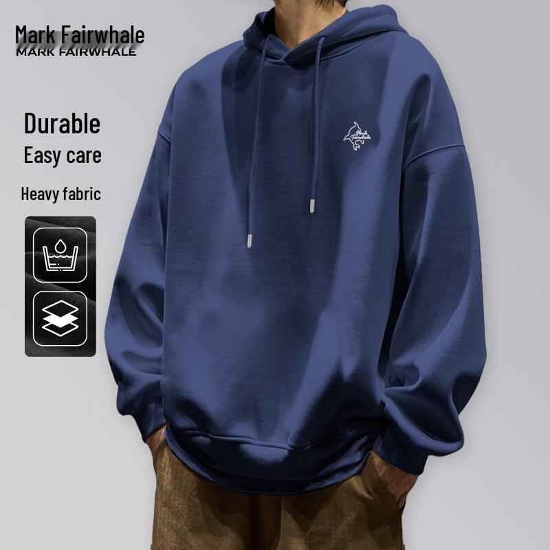 Mark Fairwhale Men's Heavyweight Loose Fit Hooded Sweatshirt