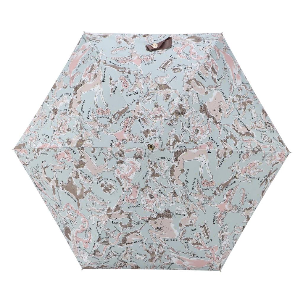 Viewlance Folding Full Suitable for Sun and Light Heat UV Summer Mint 1BH22043 Women's Parasol, Shade, Rain, 50cm, Lightweight, Blocking, Blocking,