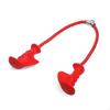Cable Rope Attachment with Handles Ergonomic Paired Handle Braided Fitness Equipment for
