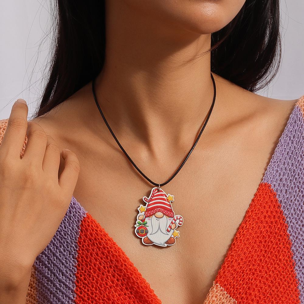 Weihnachtsmann Halskette: Kreative Weihnachts-Schlüsselbeinkette