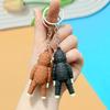5Pcs Creative Protect Punch The Monkey Keychain Cute Gorilla Decor Hanging Keychain Anime Peripherals Toy Birthday Gifts