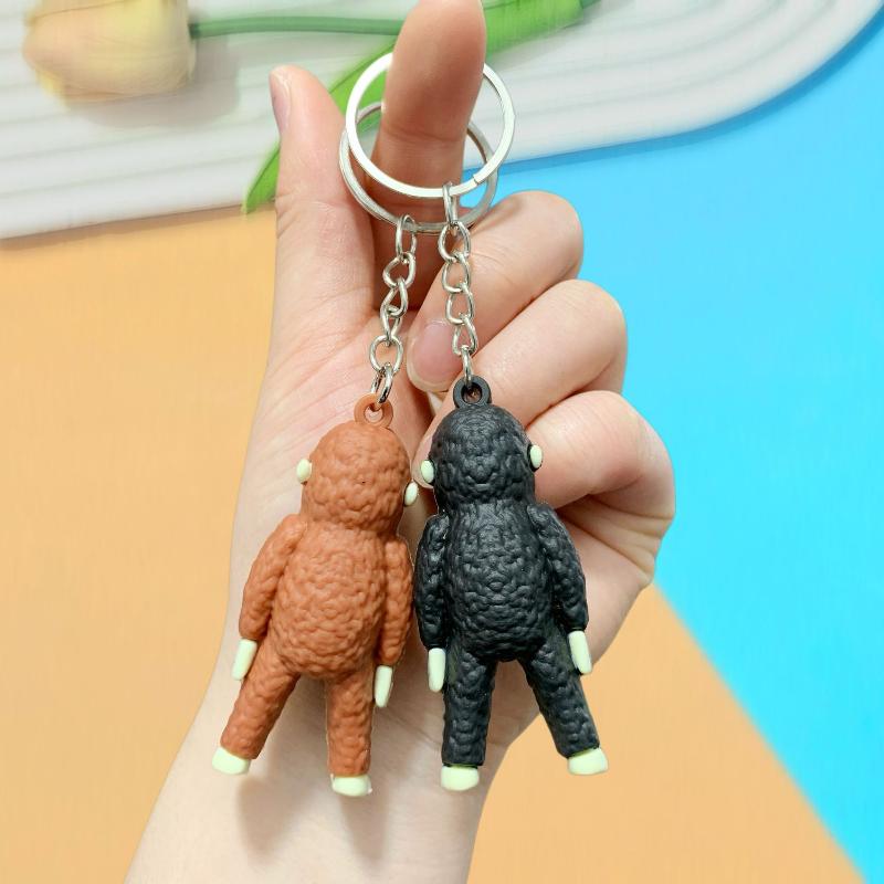 5Pcs Creative Protect Punch The Monkey Keychain Cute Gorilla Decor Hanging Keychain Anime Peripherals Toy Birthday Gifts