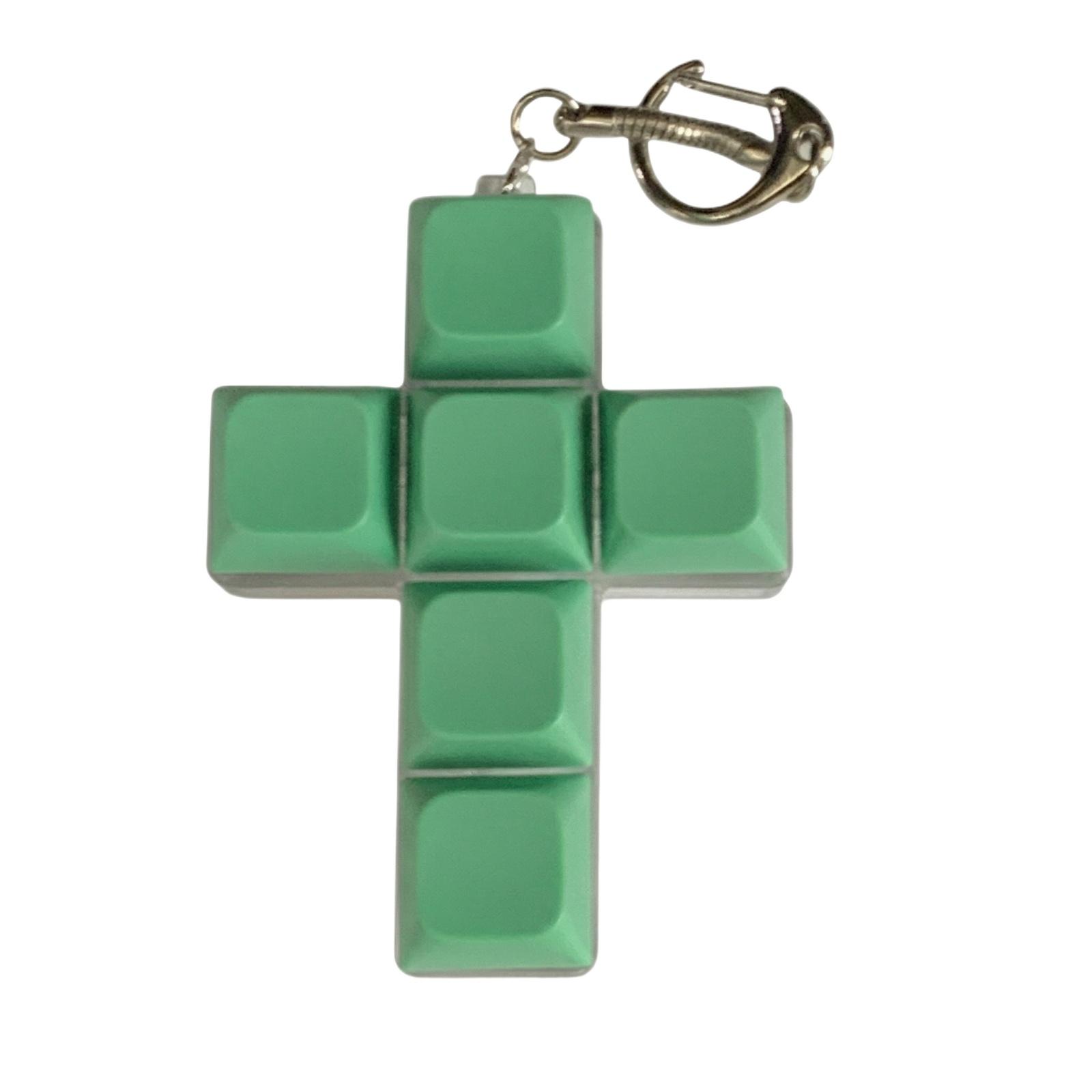 

Cross-shaped Stress-relieving Toy Silicone Cross Squeezer Keyboard Keys Squeezer Slow Cross Mechanical Keyboard Feel Stress-relieving Toy
