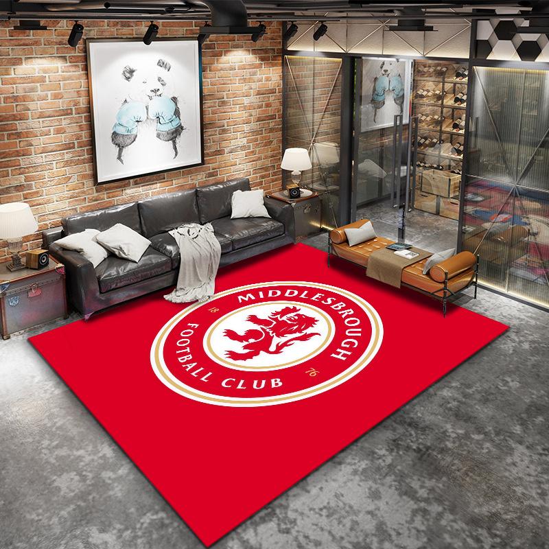Middlesbrough Carpet Rug for Living Room Bedroom Home Sofa Decoration,Kids play Nonslip Floor Mat
