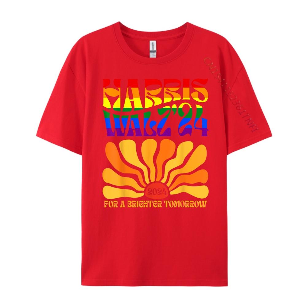 

For A Brighter Tomorrow Boho Aesthetic Men T Shirts High Quality Couples Classic Mens Designer Clothes T-shirt Leisure S
