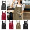 Anti-fouling Chef Apron Waterproof Cooking Baking Bibs Portable Kitchen Apron  for Home Kitchen