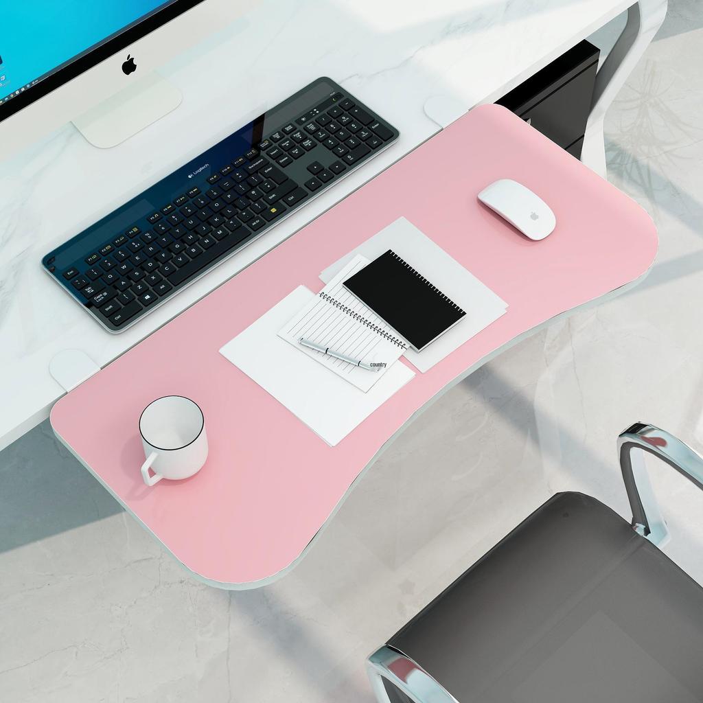 Punch-Free Desktop Extension Bracket - Expandable Hand Rest for Computer Desk