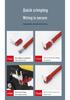 Kaishtong 90° U/Y-Shaped Nylon Pre-Insulated Terminal, SNYBS1.25-6-8
