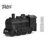 Large Capacity Desktop Humidifier Vintage Steam Train Aroma Diffuser, 300ml Ultrasonic Cool Mist with Dual Decorative Fragrance Machine for Office LED